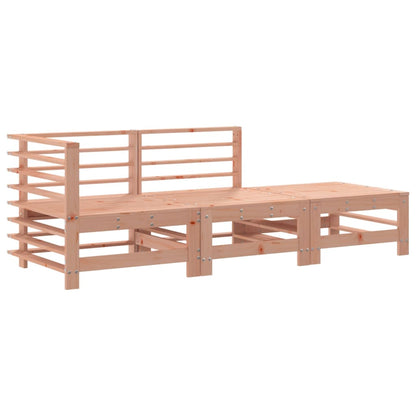 Set Divani Giardino 3pz con Cuscini Legno Massello di Douglas - homemem39