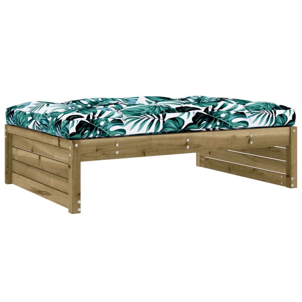 Set Divani da Giardino 2pz con Cuscini Legno Impregnato di Pino - homemem39