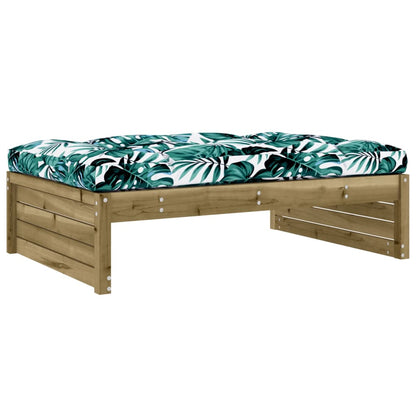 Set Divani da Giardino 2pz con Cuscini Legno Impregnato di Pino - homemem39