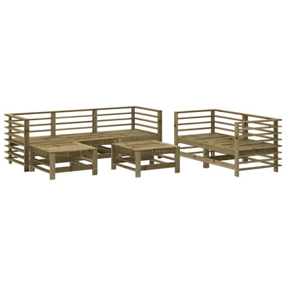 Set Salotto da Giardino 7 pz in Legno Impregnato di Pino - homemem39