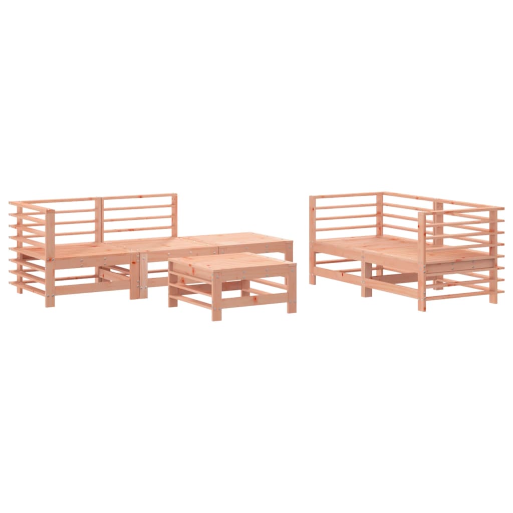 Set Salotto da Giardino 6 pz in Legno Massello di Douglas | homemem39