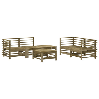 Set Salotto da Giardino 6 pz in Legno Impregnato di Pino - homemem39
