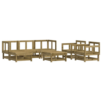 Set Salotto da Giardino 7 pz in Legno Impregnato di Pino | homemem39