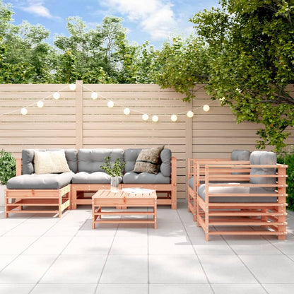 Set Salotto da Giardino 7 pz in Legno Massello di Douglas | homemem39