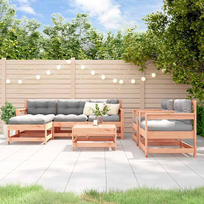 Set Salotto da Giardino 7 pz in Legno Massello di Douglas | homemem39