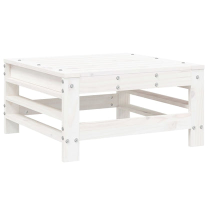 Set Salotto da Giardino 6 pz Bianco in Legno Massello di Pino - homemem39