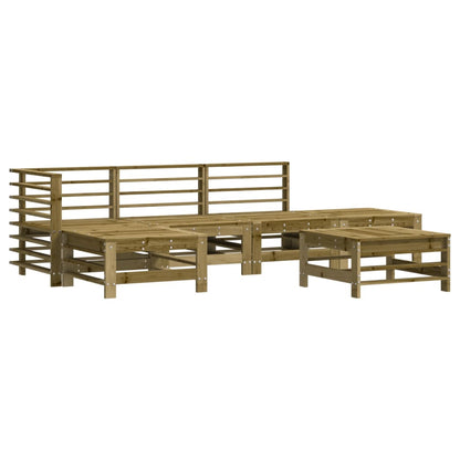 Set Salotto da Giardino 6 pz in Legno Impregnato di Pino - homemem39
