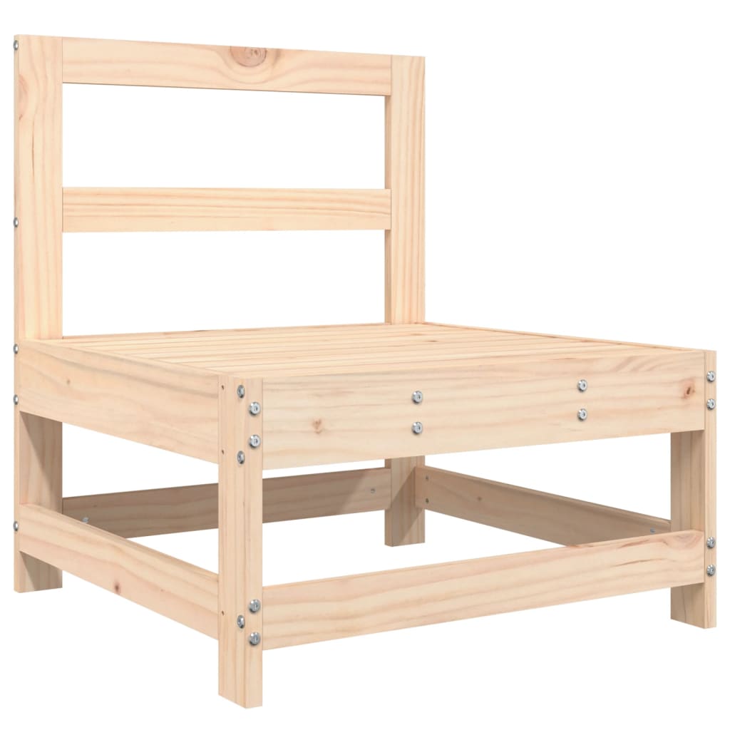 Set Salotto da Giardino 7 pz in Legno Massello di Pino