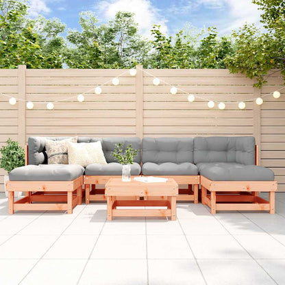 Set Salotto da Giardino 7 pz in Legno Massello di Douglas | homemem39