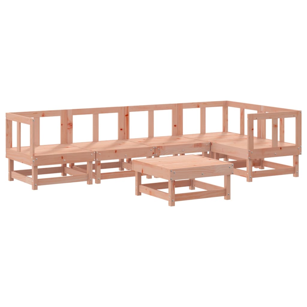 Set Salotto da Giardino 6 pz in Legno Massello di Douglas | homemem39