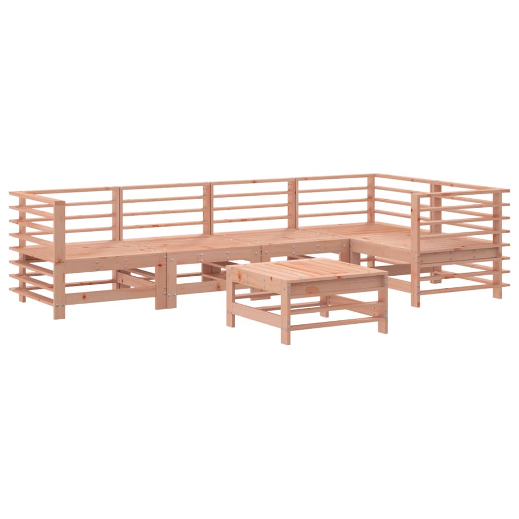 Set Salotto da Giardino 6 pz in Legno Massello di Douglas | homemem39