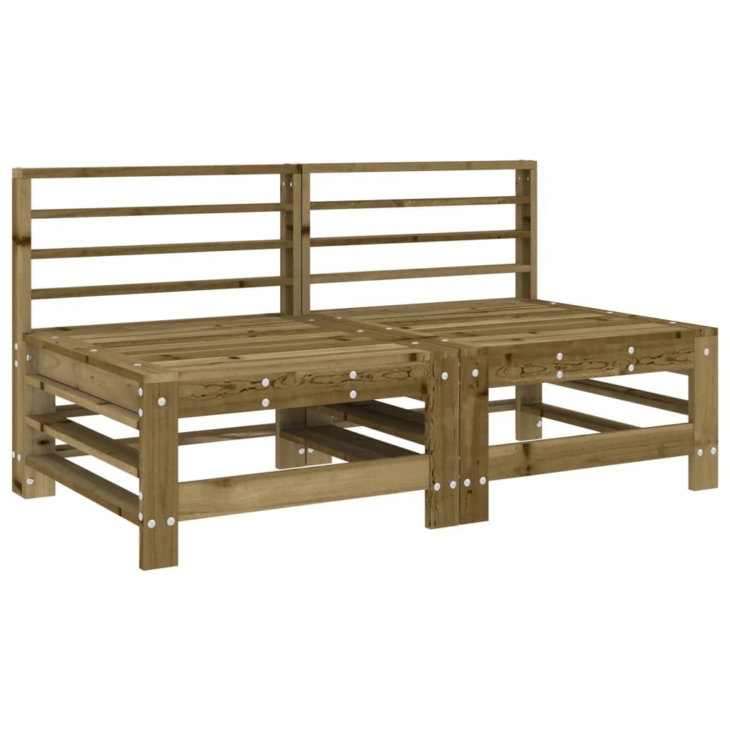 Set Salotto da Giardino 6 pz in Legno Impregnato di Pino - homemem39