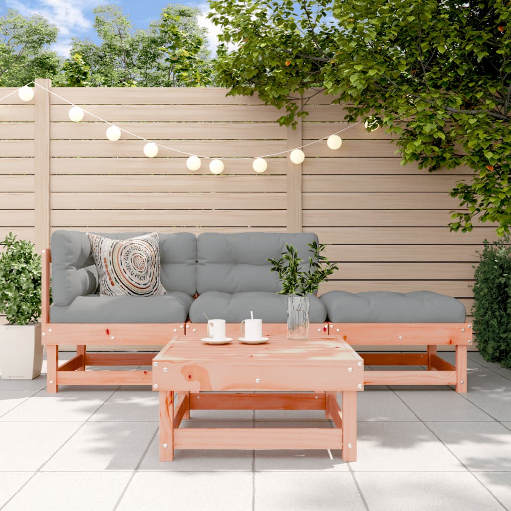 Set Salotto da Giardino 4 pz in Legno Massello di Douglas | homemem39