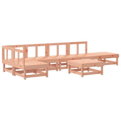 Set Salotto da Giardino 7 pz in Legno Massello di Douglas - homemem39