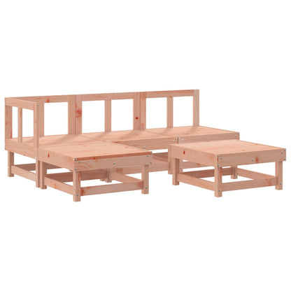 Set Salotto da Giardino 5 pz in Legno Massello di Douglas | homemem39