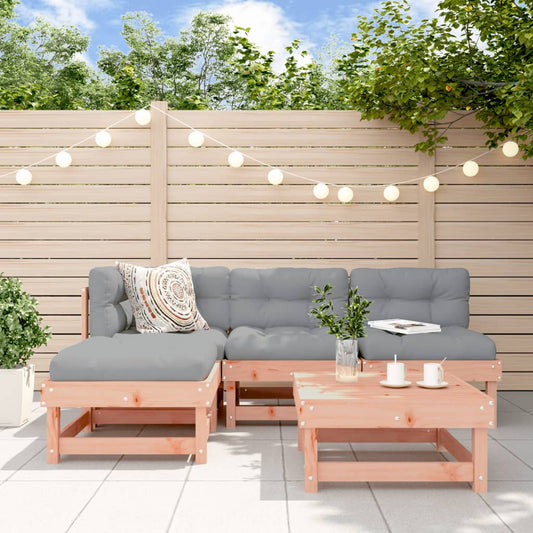 Set Salotto da Giardino 5 pz in Legno Massello di Douglas | homemem39