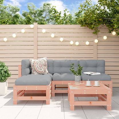 Set Salotto da Giardino 5 pz in Legno Massello di Douglas | homemem39