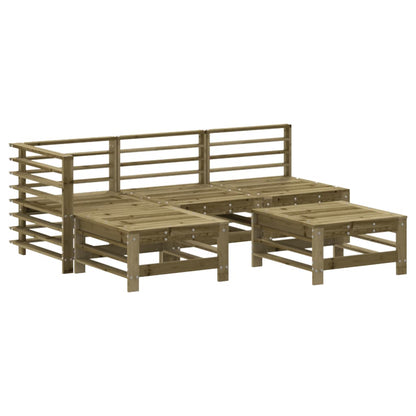 Set Salotto da Giardino 5 pz in Legno Impregnato di Pino - homemem39