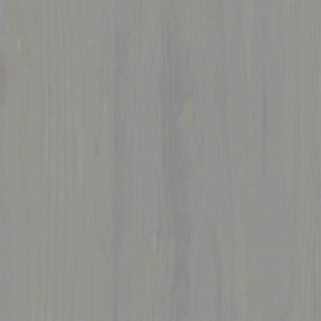 Armadio VIGO 90x55x170 cm in Legno Massello di Pino Grigio - homemem39