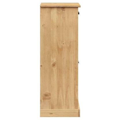 Scarpiera VIGO 60x35x96 cm in Legno Massello di Pino