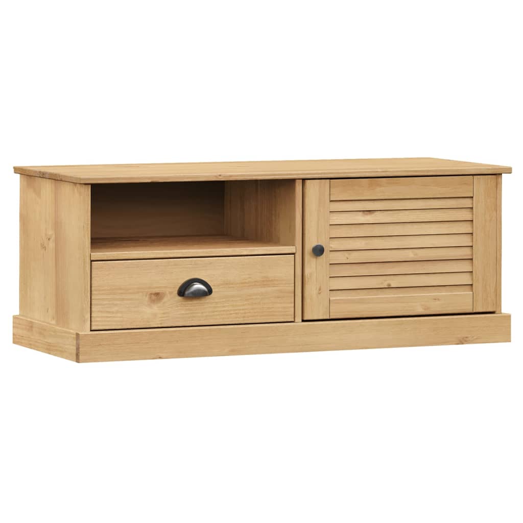 Mobile Porta TV VIGO 106x40x40 cm in Legno Massello di Pino | homemem39