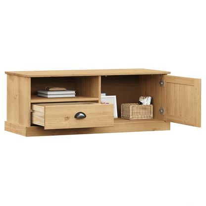 Mobile Porta TV VIGO 106x40x40 cm in Legno Massello di Pino | homemem39