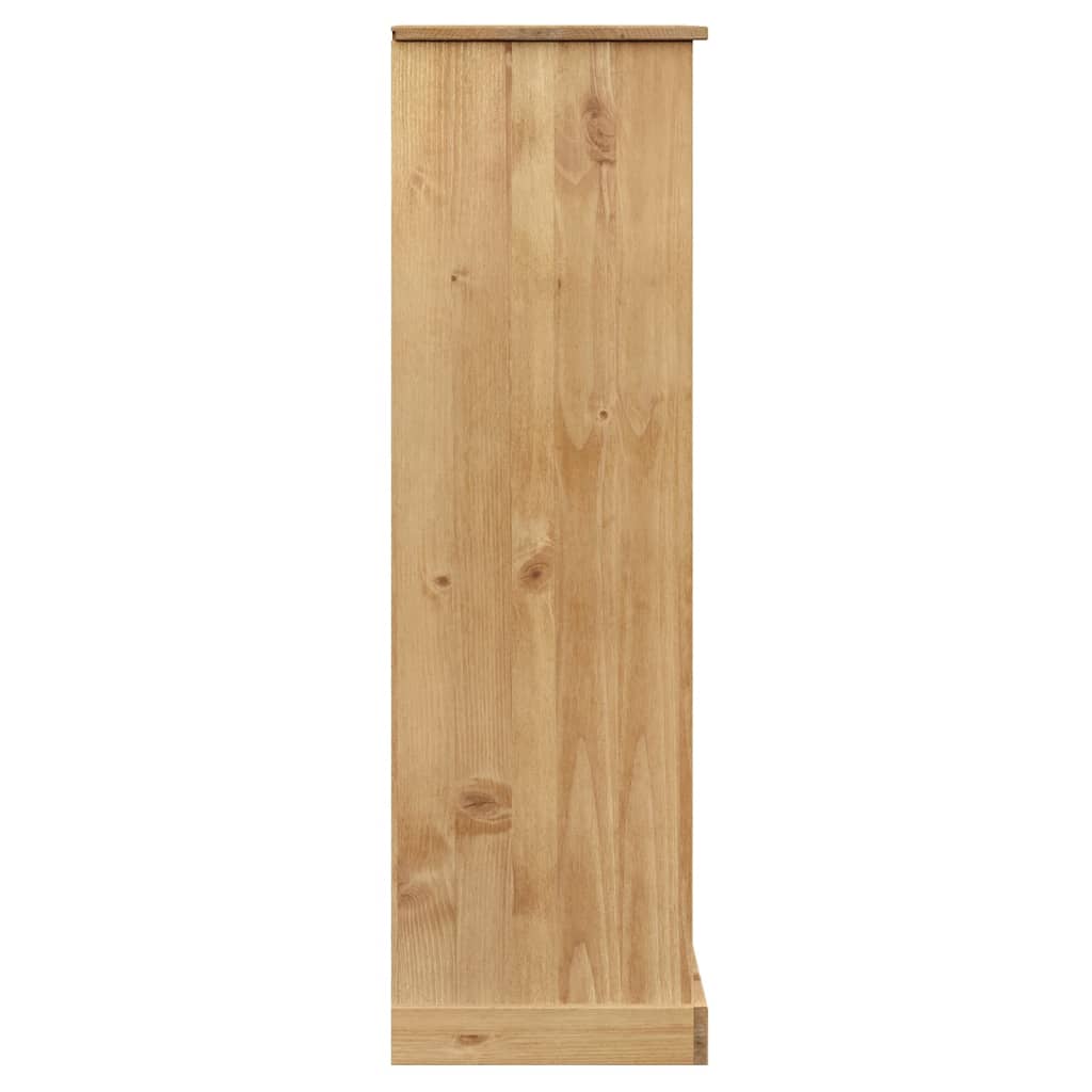 Libreria VIGO 90x35x114,5 cm in Legno Massello di Pino | homemem39