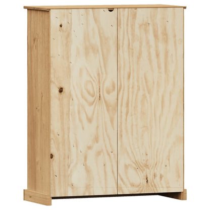 Libreria VIGO 90x35x114,5 cm in Legno Massello di Pino