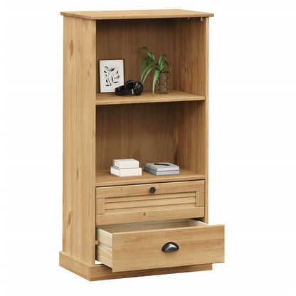 Libreria VIGO 60x35x114,5 cm in Legno Massello di Pino | homemem39