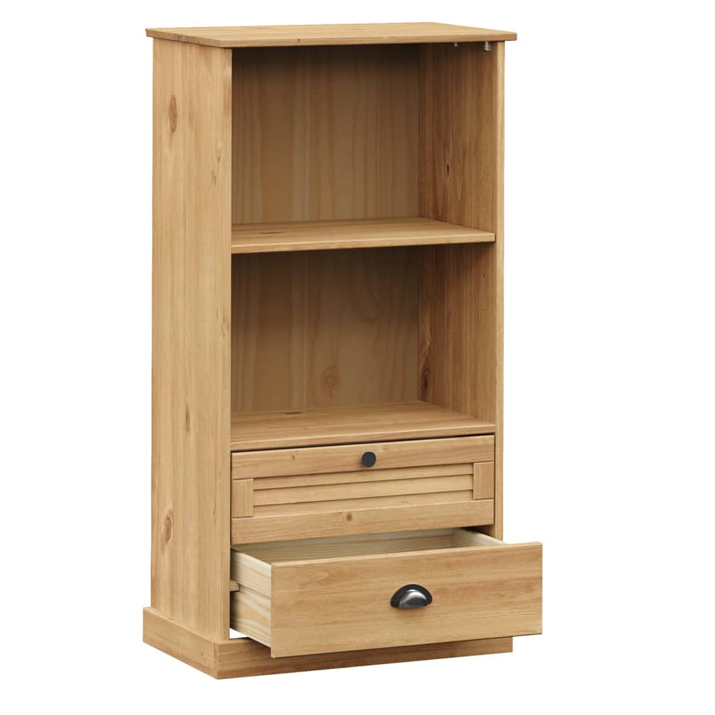 Libreria VIGO 60x35x114,5 cm in Legno Massello di Pino | homemem39