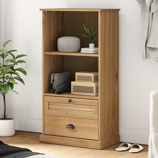 Libreria VIGO 60x35x114,5 cm in Legno Massello di Pino | homemem39