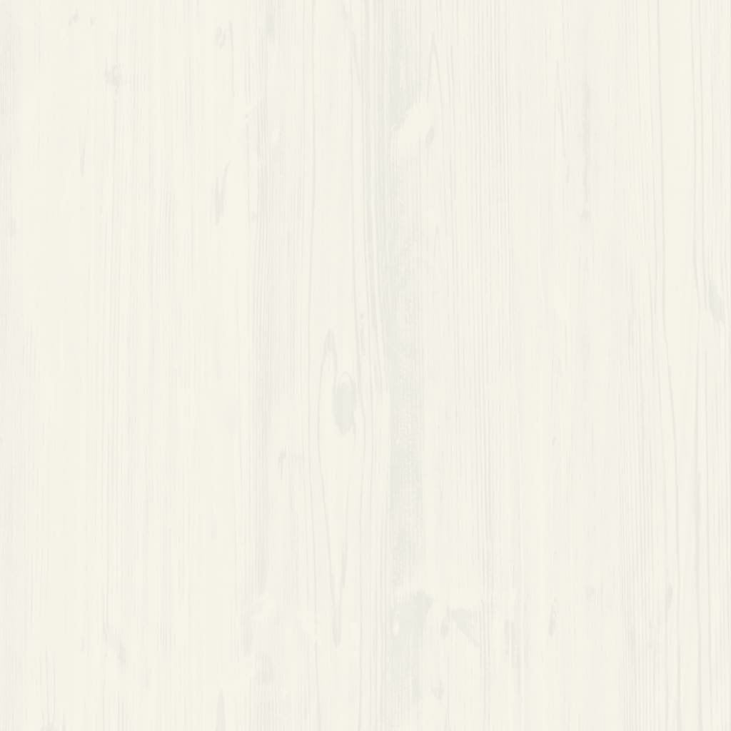 Credenza Cassetti VIGO 113x40x75 cm Legno Massello Pino Bianco - homemem39
