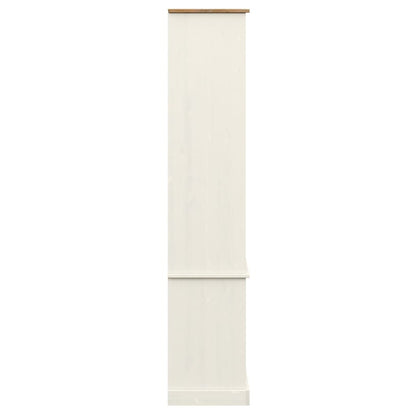 Vetrina VIGO 85x35x170 cm in Legno Massello di Pino Bianco