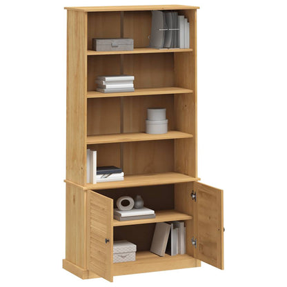 Libreria VIGO 85x35x170 cm in Legno Massello di Pino