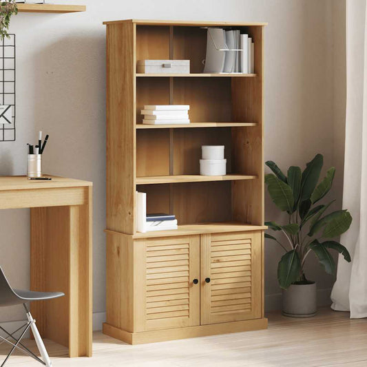 Libreria VIGO 85x35x170 cm in Legno Massello di Pino | homemem39