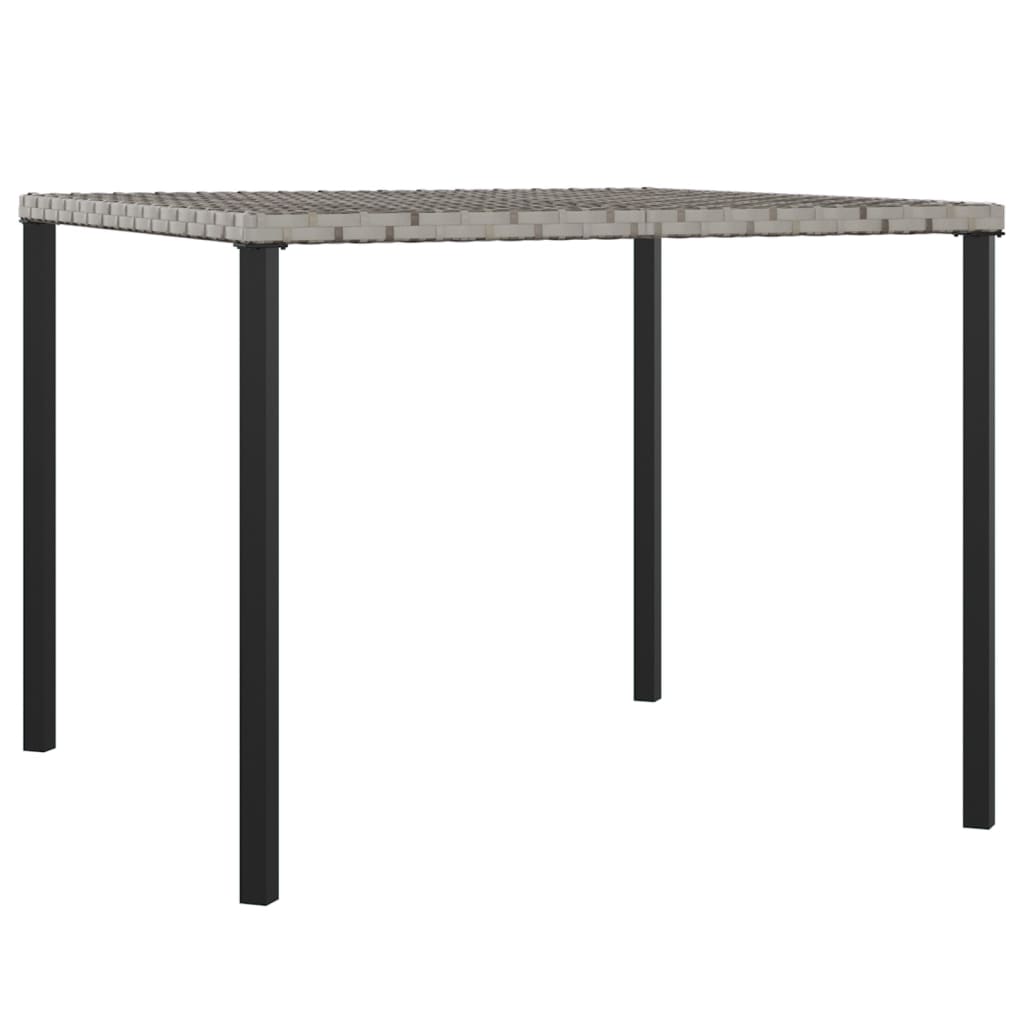 Set da Pranzo da Giardino 6 pz con Cuscini in Polyrattan Grigio - homemem39