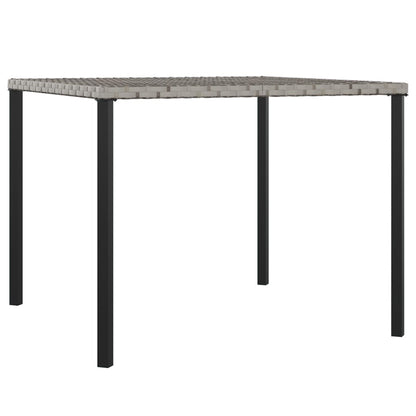 Set da Pranzo da Giardino 6 pz con Cuscini in Polyrattan Grigio - homemem39