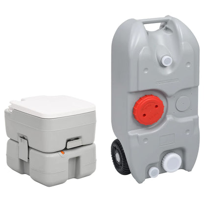 Portable Camping Toilet and Water Tank Set