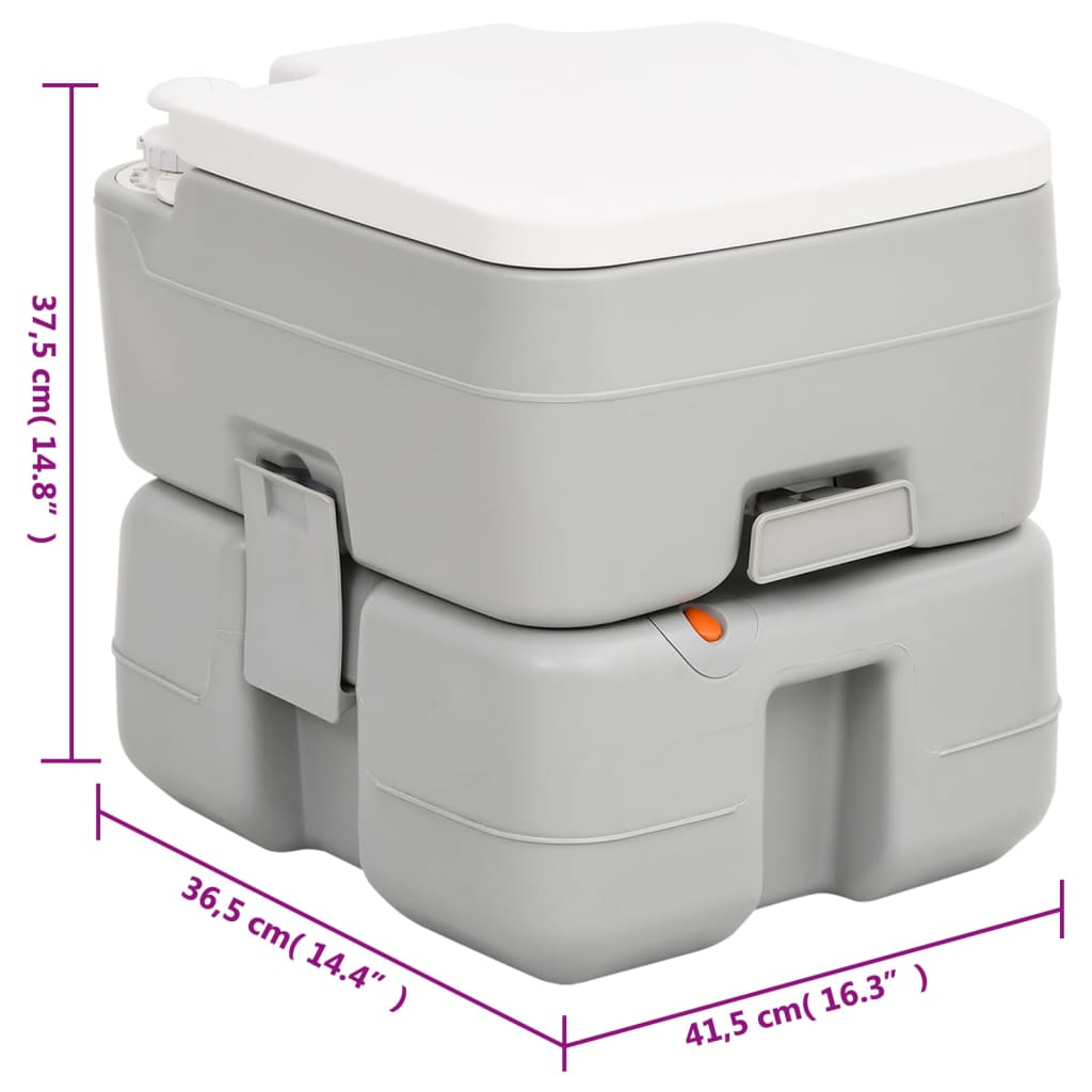 Portable Camping Toilet and Water Tank Set