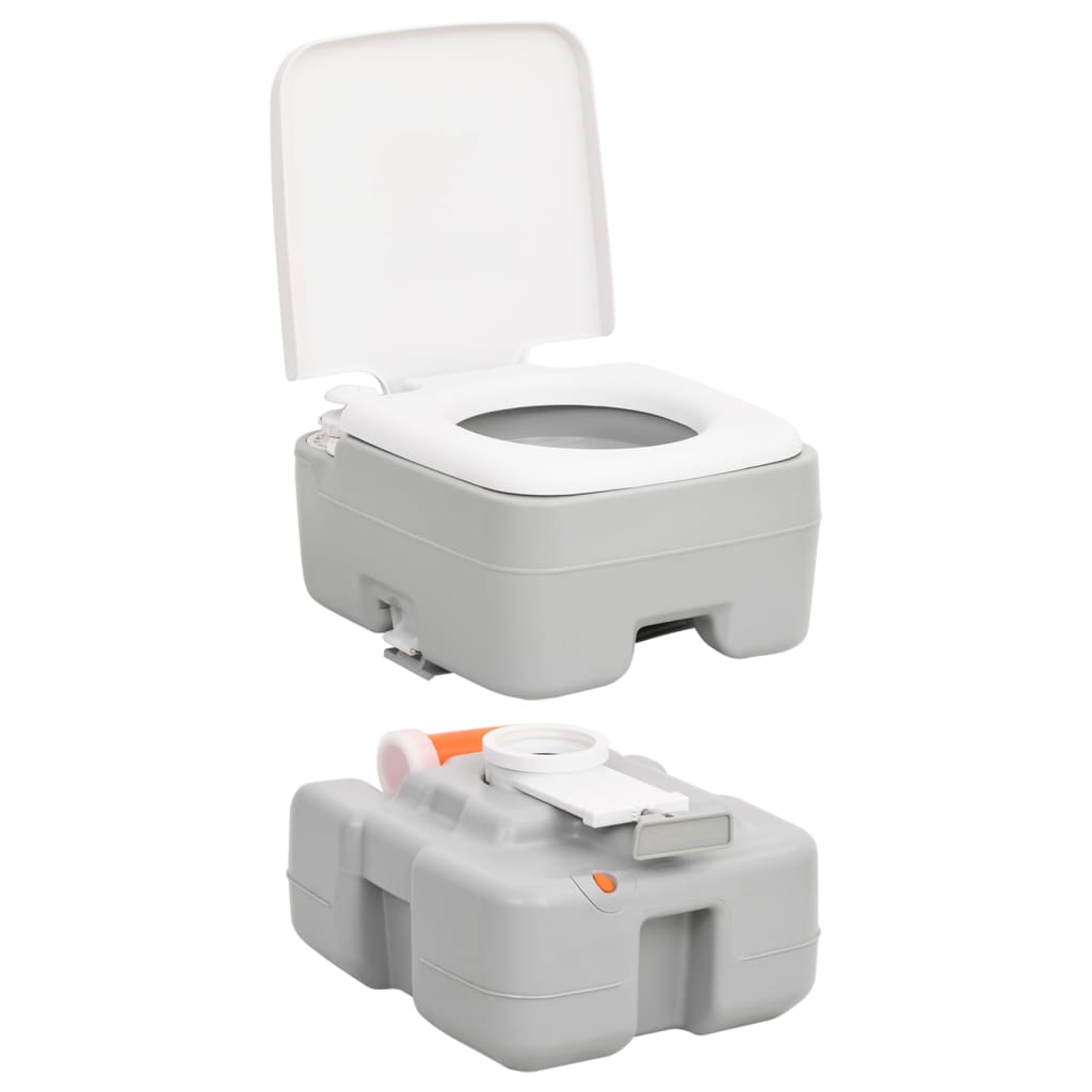 Set Toilette da Campeggio Portatile e Supporto Lavamani