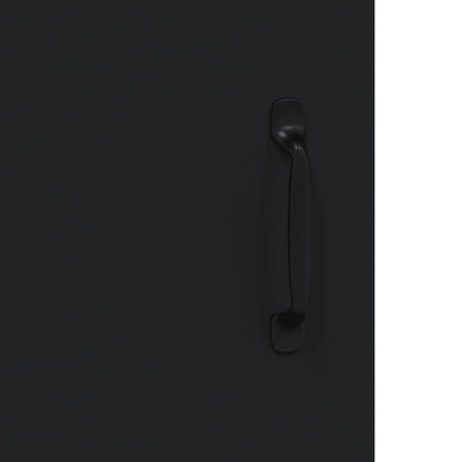 Credenza Nera 69,5x34x90 cm in Legno Multistrato - homemem39