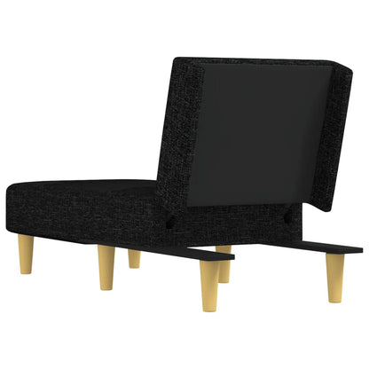 Chaise Longue in Tessuto Nero | homemem39