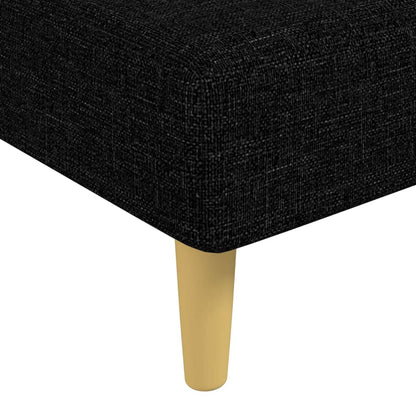 Chaise Longue in Tessuto Nero | homemem39