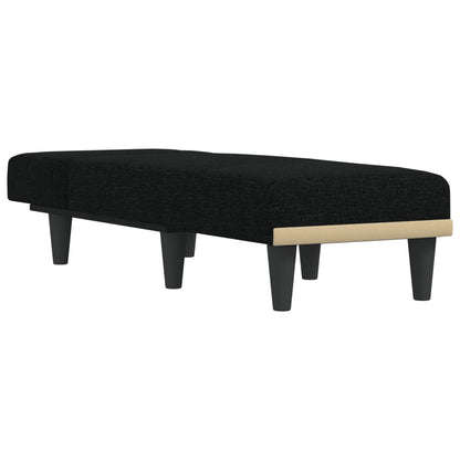 Chaise Longue in Tessuto Nero - homemem39