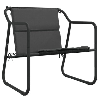 Set Salotto da Giardino 4 pz con Cuscini in Acciaio Antracite - homemem39