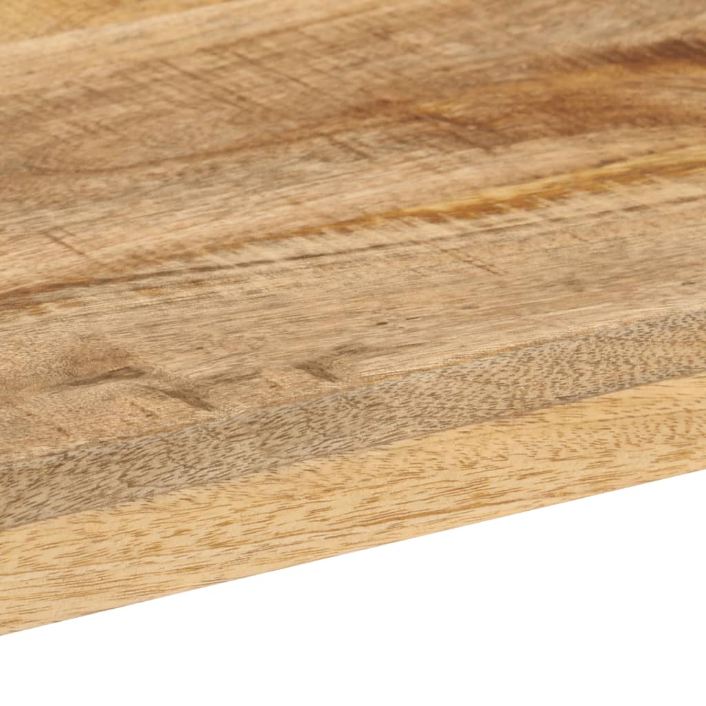 Tavolo Consolle 110x35x76 cm in Legno Grezzo Massello di Mango - homemem39