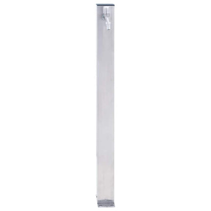 Colonna d'Acqua da Giardino 40 cm Acciaio Inox Quadrato