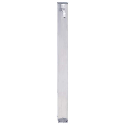 Colonna d'Acqua da Giardino 100 cm Acciaio Inox Quadrato