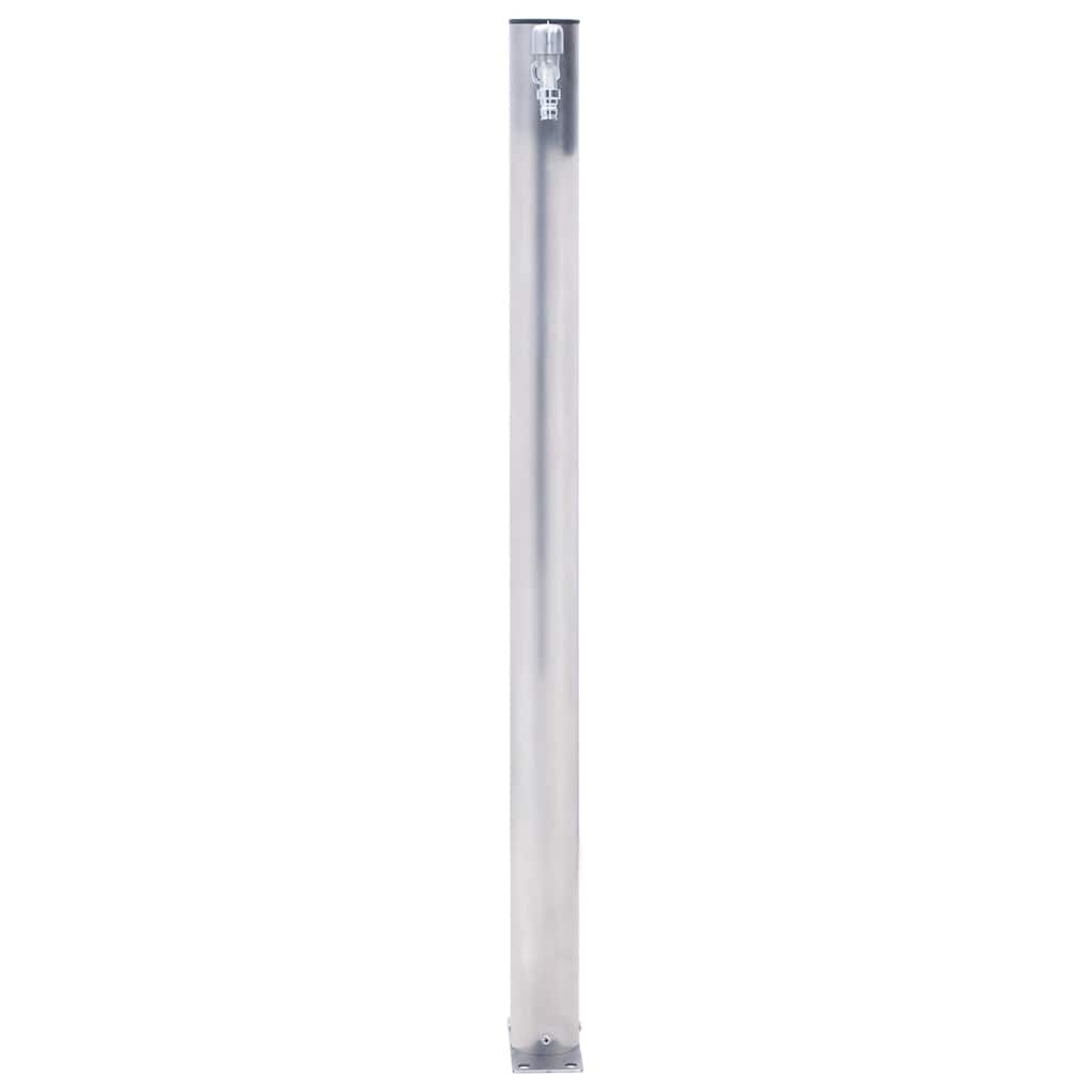 Colonna d'Acqua da Giardino 40 cm Acciaio Inox Rotonda