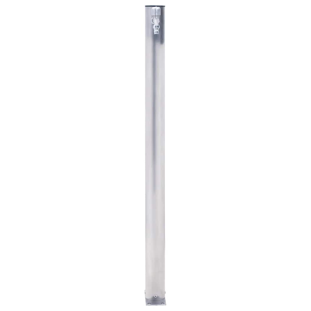 Colonna d'Acqua da Giardino 60 cm Acciaio Inox Rotonda